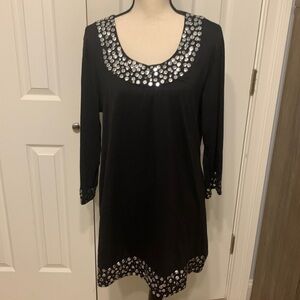 Eshe Plus Beaded Tunic